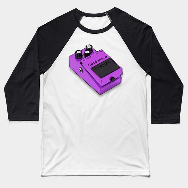 Coldwave //// Original Guitar FX Pedal Baseball T-Shirt by DankFutura